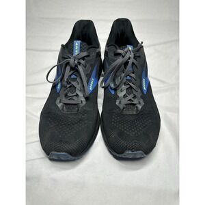 Brooks Anthem 5 Running Shoes Mens Size 11.5 Black Blue‎ Athletic Lace Up